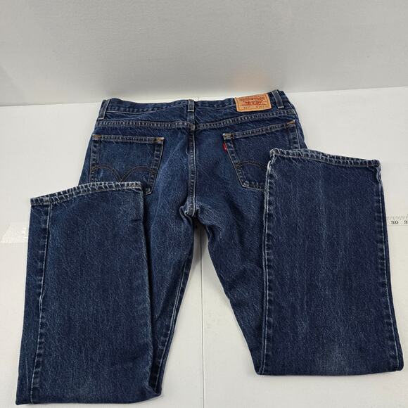 Levi's 517 bootcut jeans blue denim 36x32 medium wash mens 5537 - Picture 3 of 12